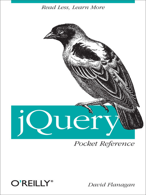 Title details for jQuery Pocket Reference by David Flanagan - Available